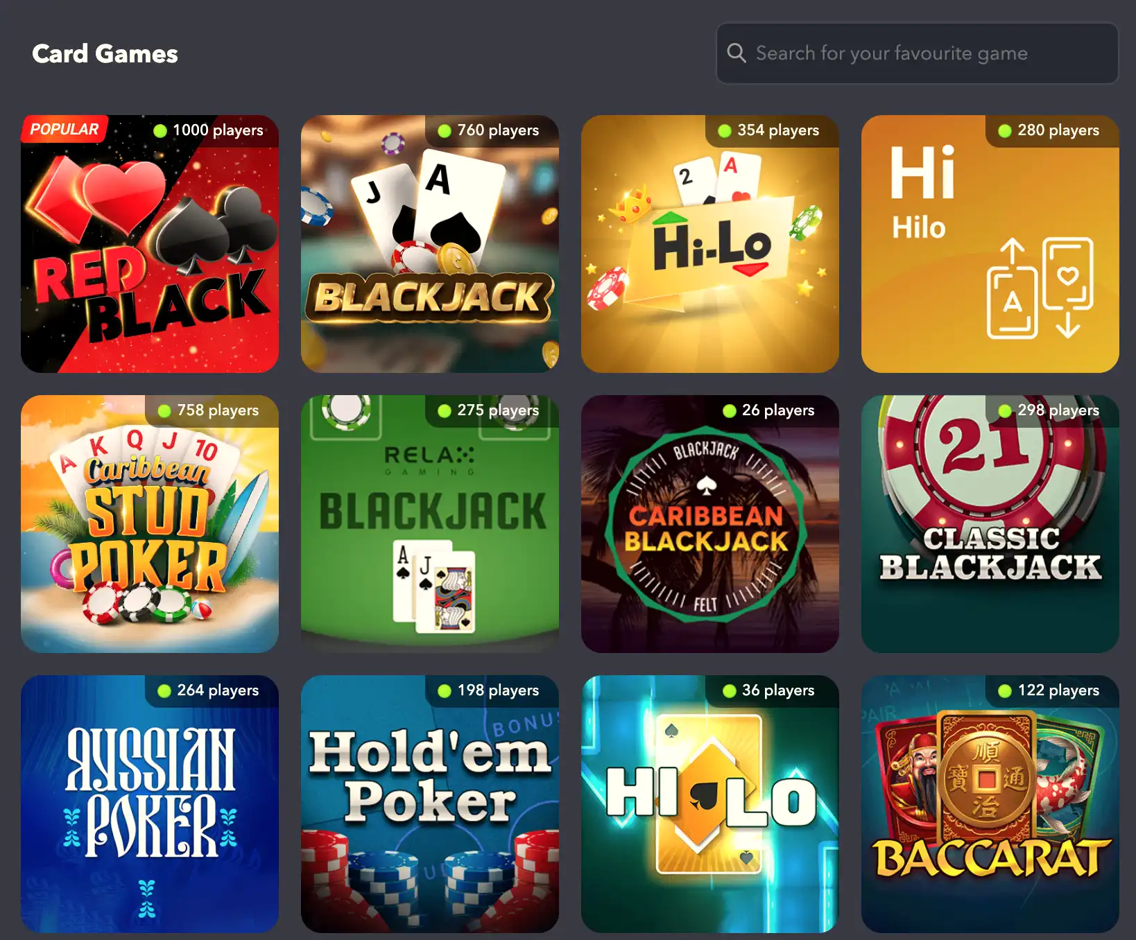 Enjoy Card Games and Other Casino Offerings on SportyBet