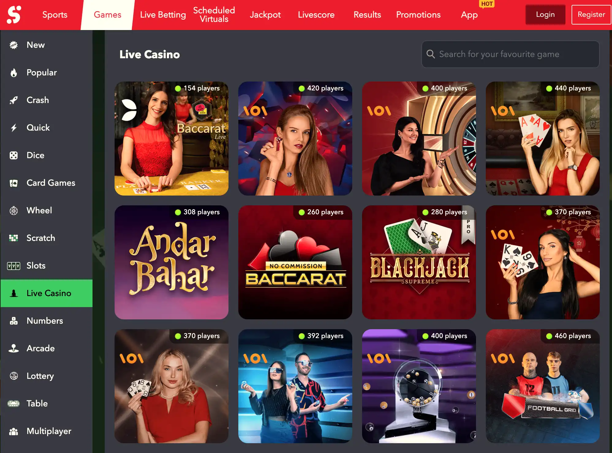 Accessing a Variety of Casino Games on the SportyBet App