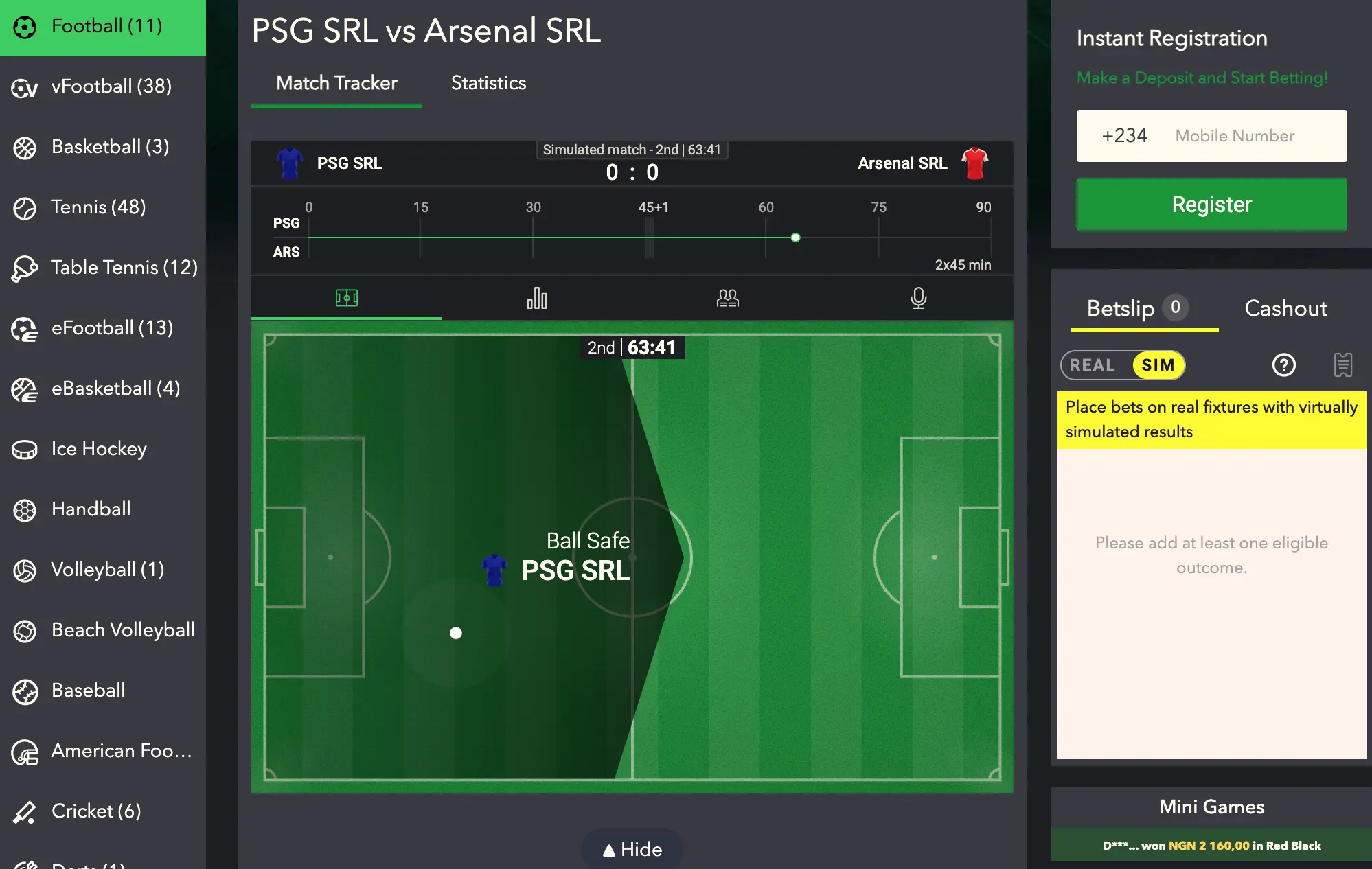 Thrilling Live Betting Experience on SportyBet Nigeria